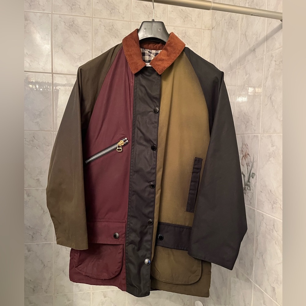 Multicolor Patchwork Women's Jacket